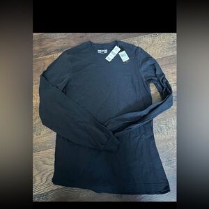 Long sleeve black Adidas shirt/brand new with tags